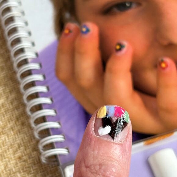 Klutz Nail Art Kit Book Scholastic 2000s Polish Included Lightly Loved Book - Picture 6 of 7